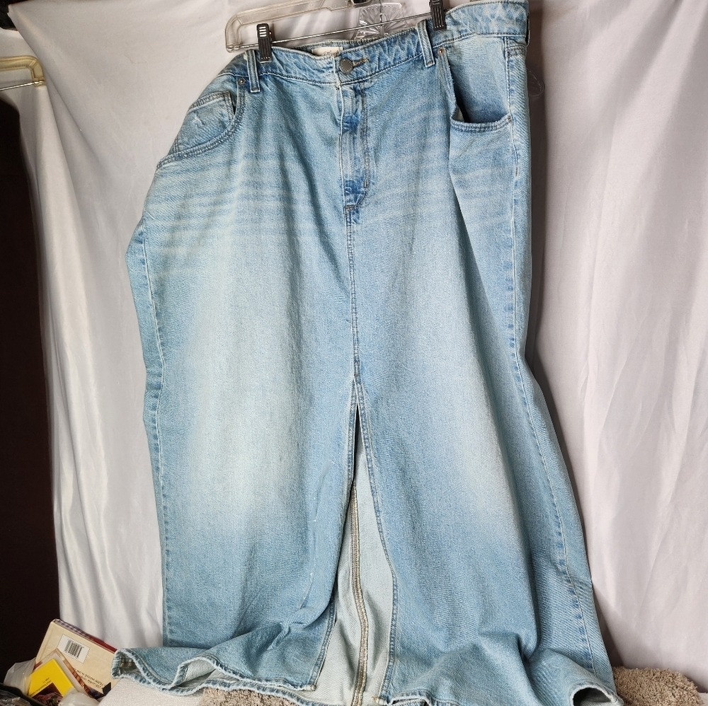 Women's Denim Maxi Skirt - Universal Thread Light Size 24 - Picture 5 of 12